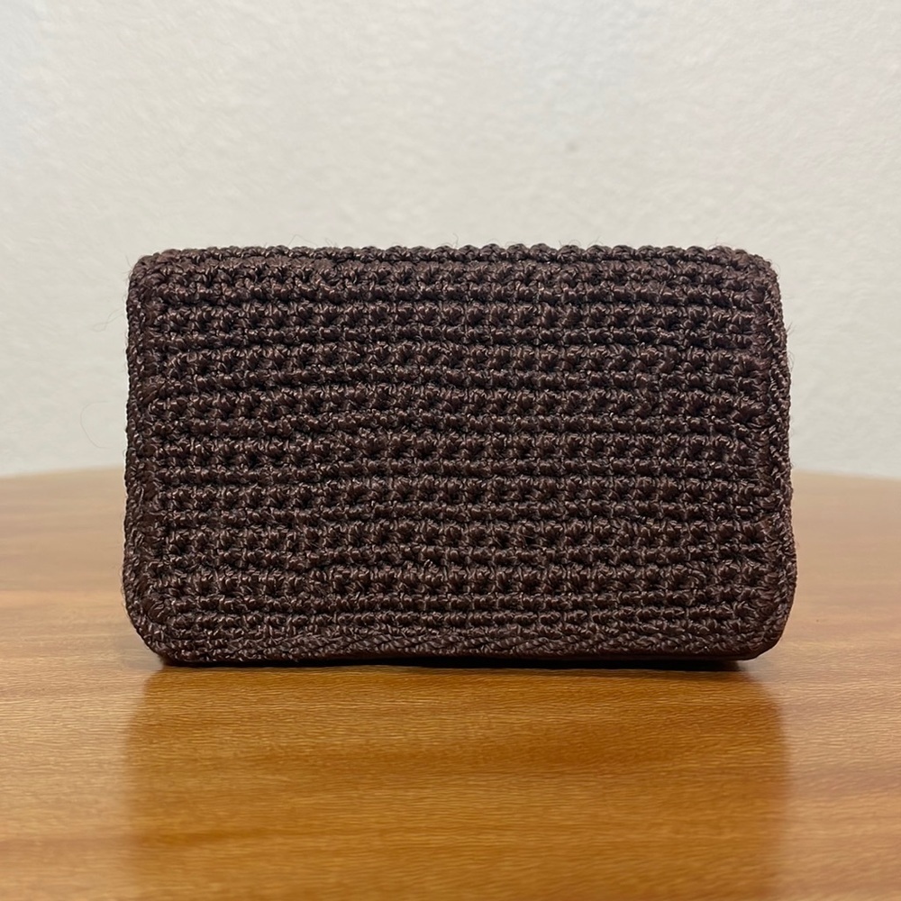The Sak Small Woven Wallet Brown